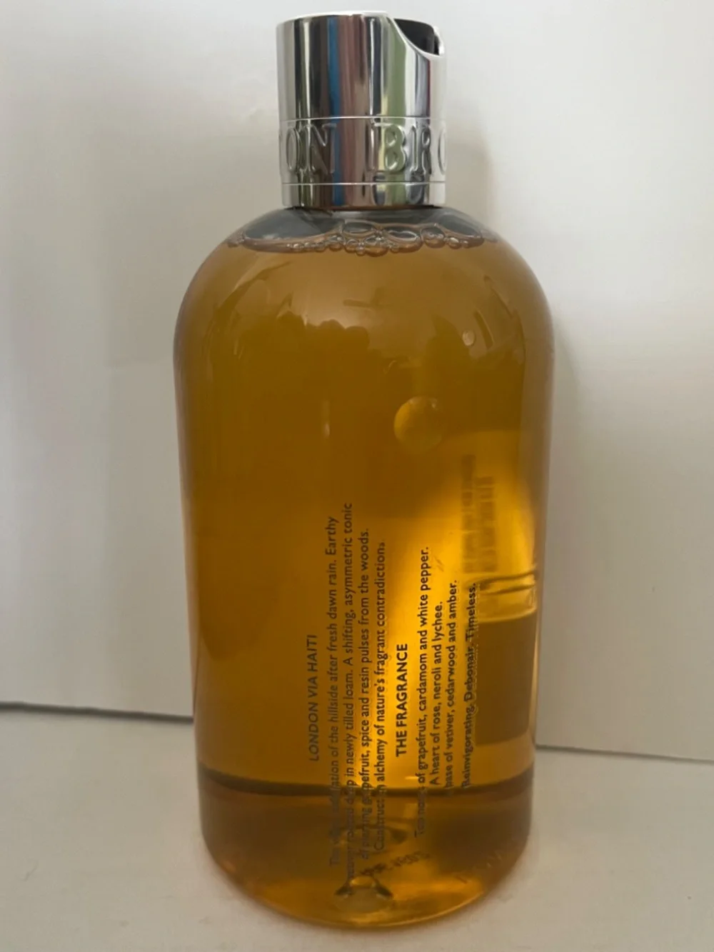 NEW Molton Brown Vetiver And Grapefruit Bath/Shower Gel 10 FL OZ